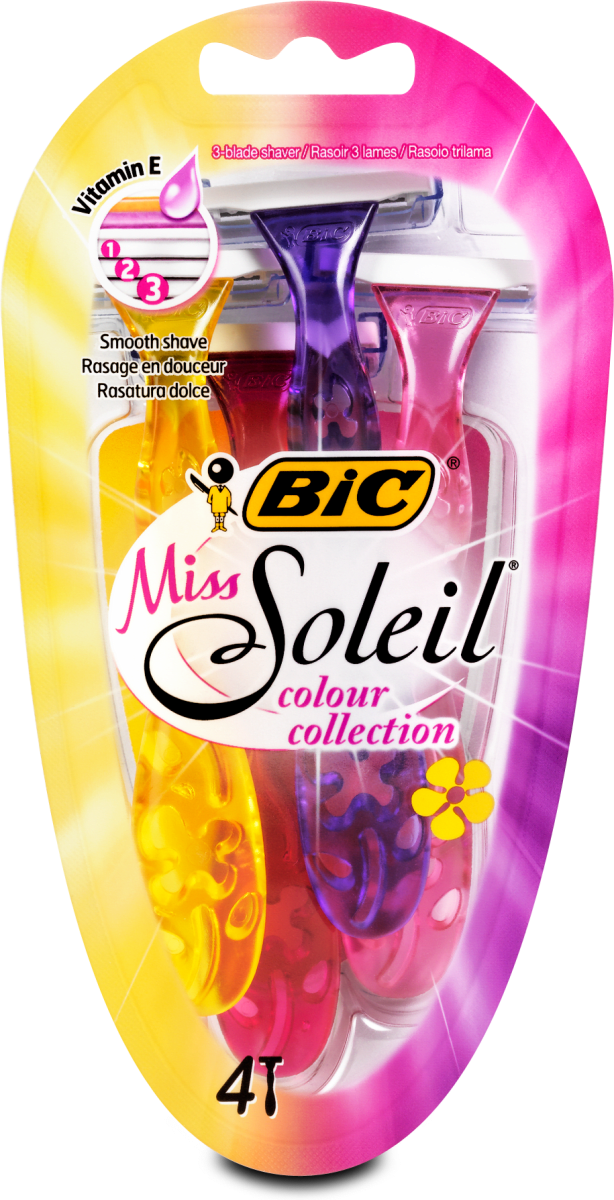 BIC Miss Soleil colour collection 4 Einwegrasierer, 4 St | dm.at