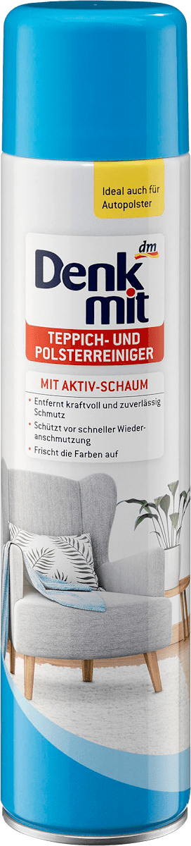 Denkmit Teppich Und Polsterreiniger Mit Aktivschaum 600 Ml Dauerhaft Gunstig Online Kaufen Dm De