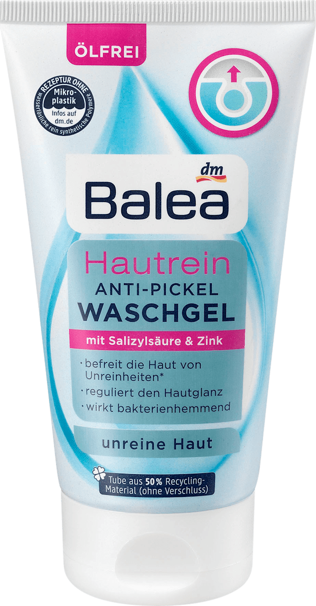 Balea Waschgel Hautrein Anti Pickel 150 Ml Dauerhaft Gunstig Online Kaufen Dm De