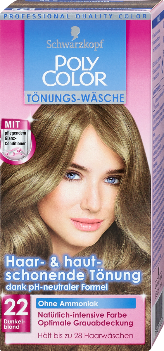 Schwarzkopf Poly Color Tonungs Wasche Nr 22 Dunkelblond 1 St Dm At