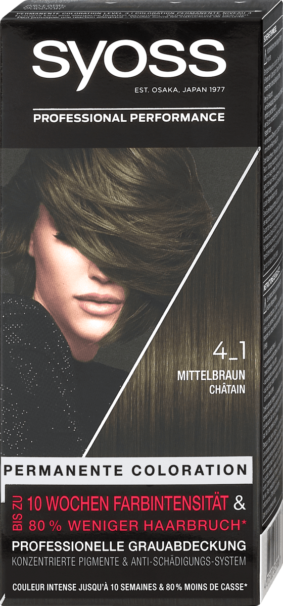 syoss color classic permanente coloration nr 4 1 mittelbraun 1 st dm at
