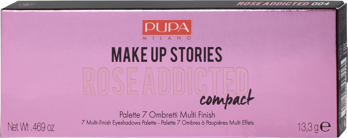 PUPA Make Up Stories paleta sjenila – 004 Rose Addicted, 13,3 g | dm.hr