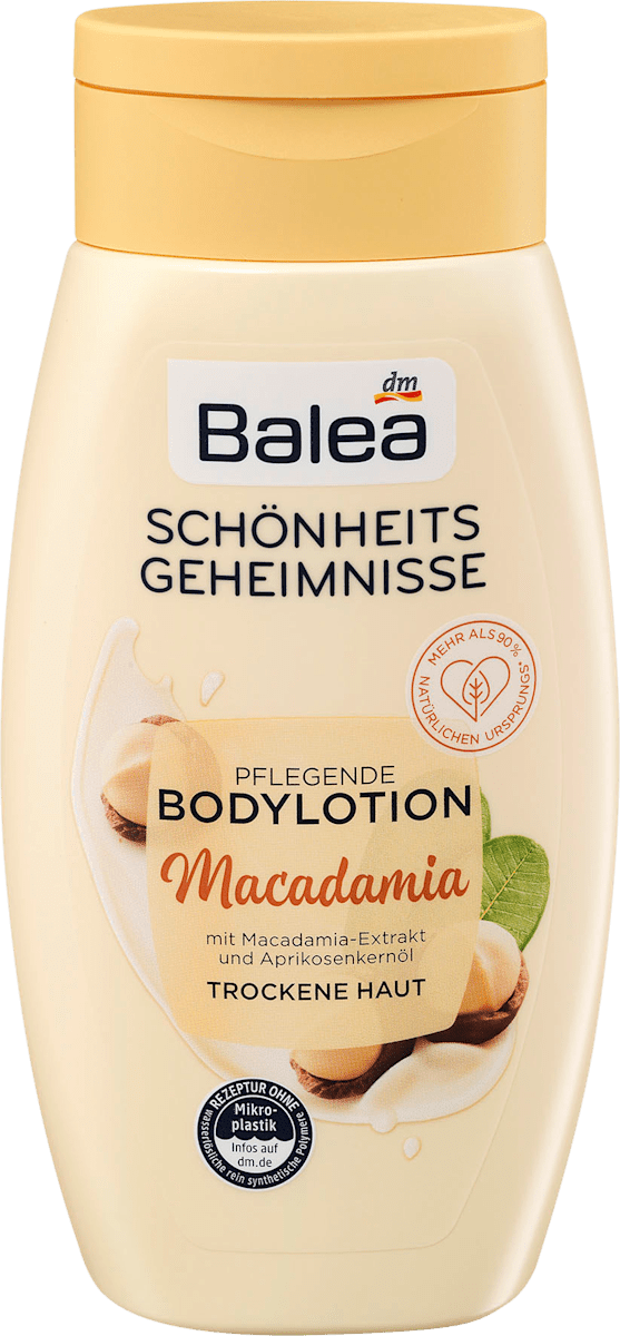Balea Bodylotion Schonheitsgeheimnisse Macadamia 300 Ml Dauerhaft Gunstig Online Kaufen Dm De