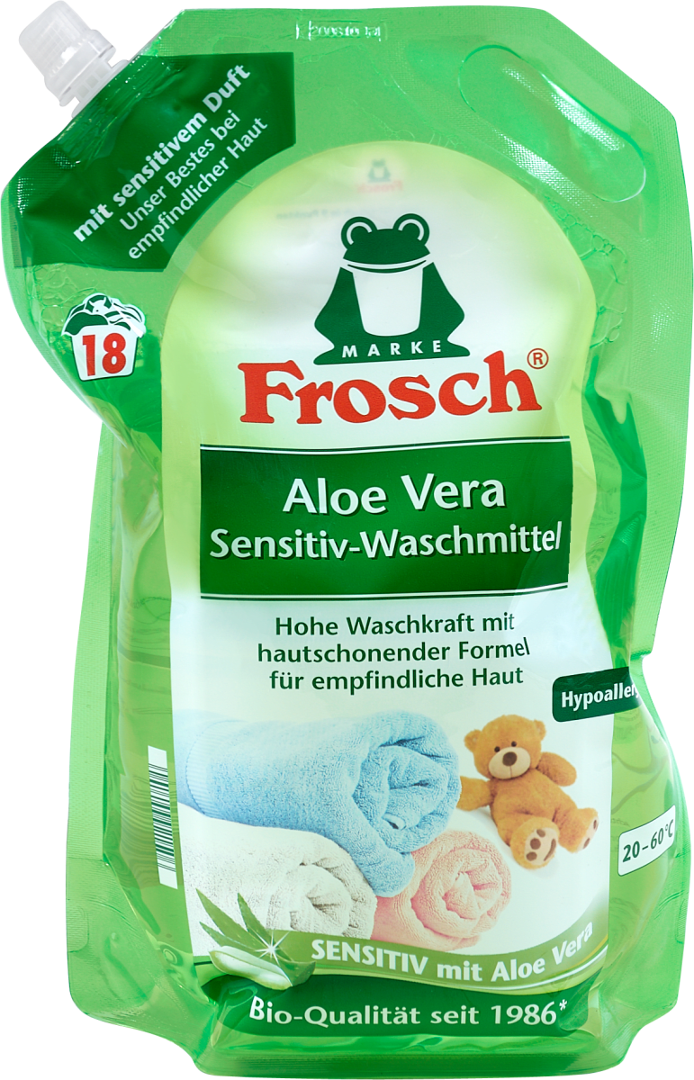 Frosch Waschmittel sensitiv Aloe Vera, 18 Wl | dm.at