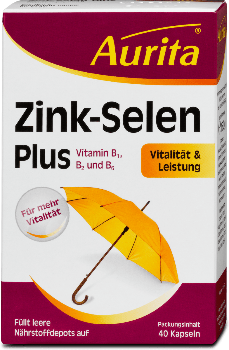Aurita Zink Selen Plus Vitalitat Leistung Kapseln 40 St Dm At