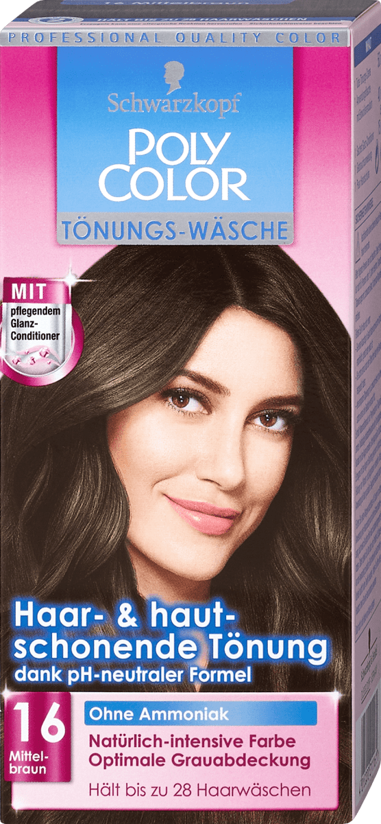Schwarzkopf Poly Color Tonungs Wasche Nr 16 Mittelbraun 1 St Dm At