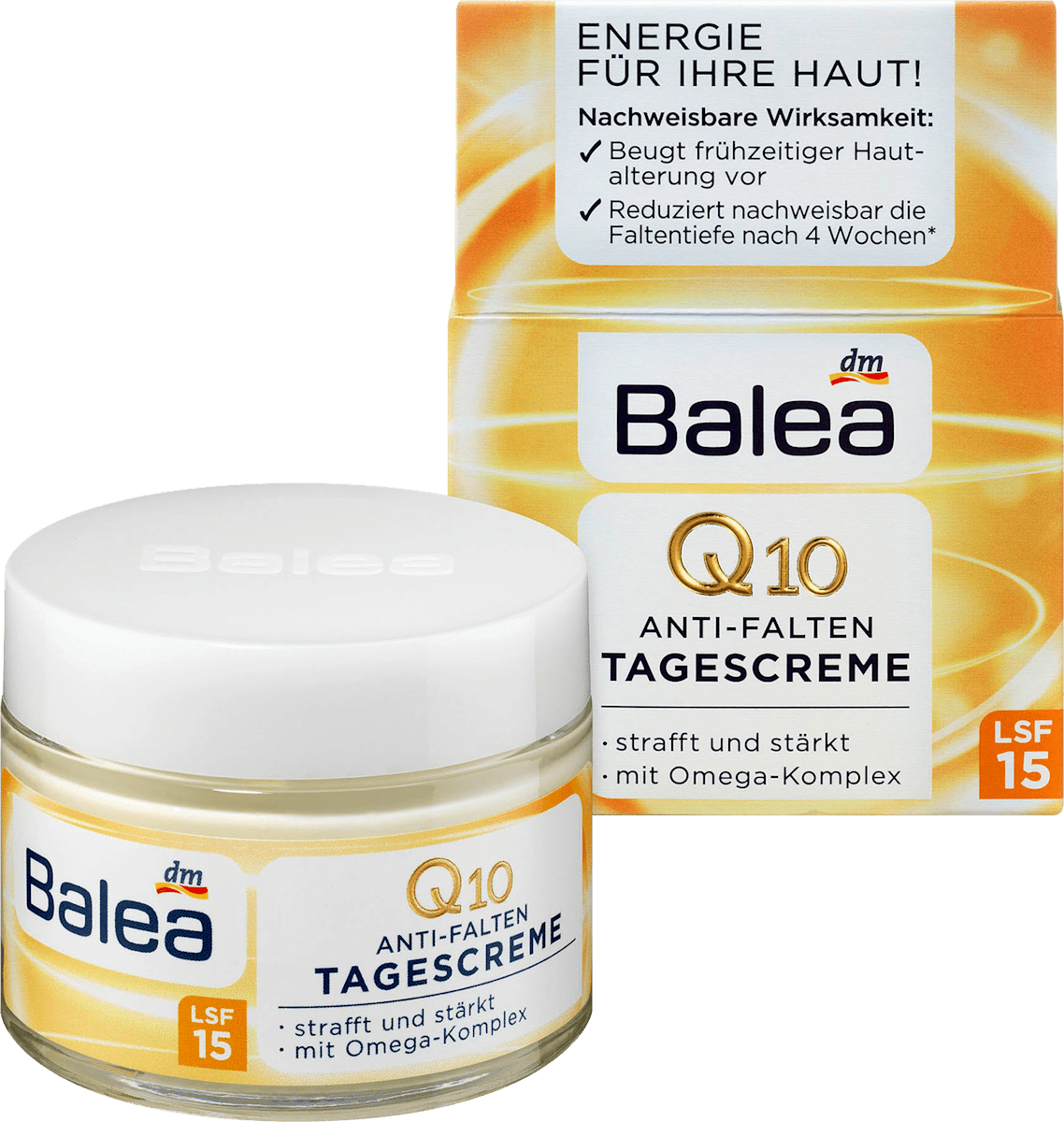 Balea escreme Q10 Anti Falten Lsf15 50 Ml Dauerhaft Gunstig Online Kaufen Dm De