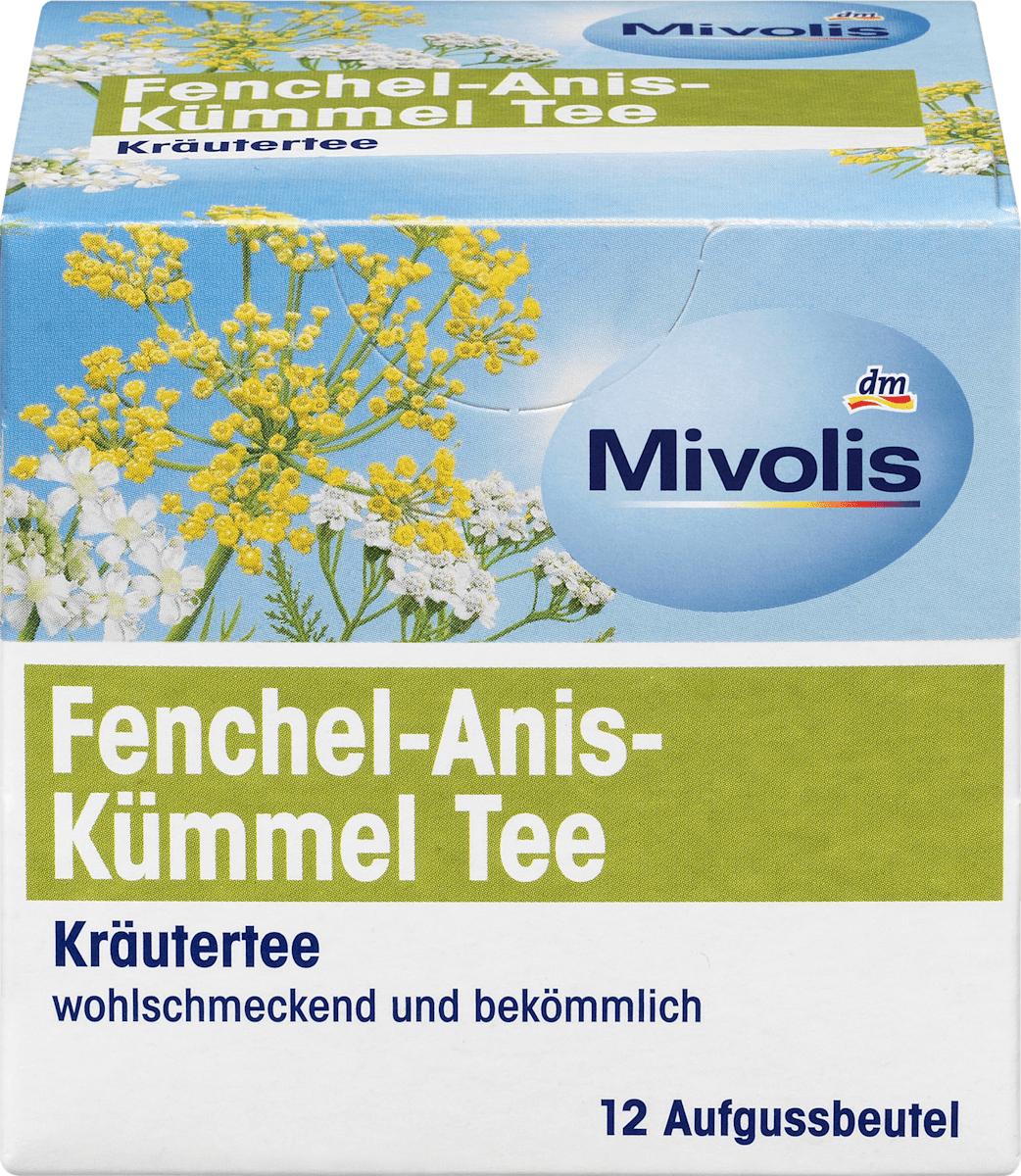 Mivolis Krauter Tee Fenchel Anis Kummel Tee 12 X 1 75 G 24 G Dauerhaft Gunstig Online Kaufen Dm De