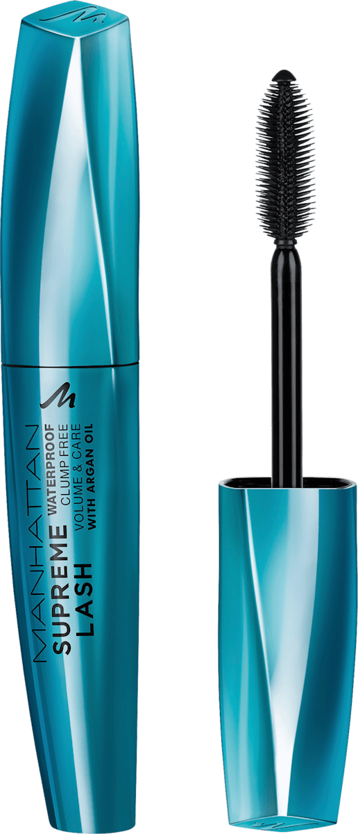 MANHATTAN Cosmetics Wimperntusche Supreme Lash Mascara Waterproof Black 1010N 11 Ml Dauerhaft 