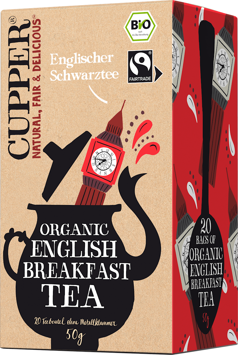 Cupper Schwarz Tee English Breakfast Tea 20 X 2 5 G 50 G Dauerhaft Gunstig Online Kaufen Dm De