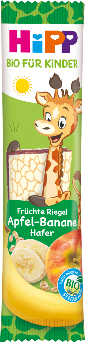 Hipp Fruchtriegel Fruchte Freund Giraffe Apfel Banane Hafer Ab 1 Jahr 23 G Dauerhaft Gunstig Online Kaufen Dm De