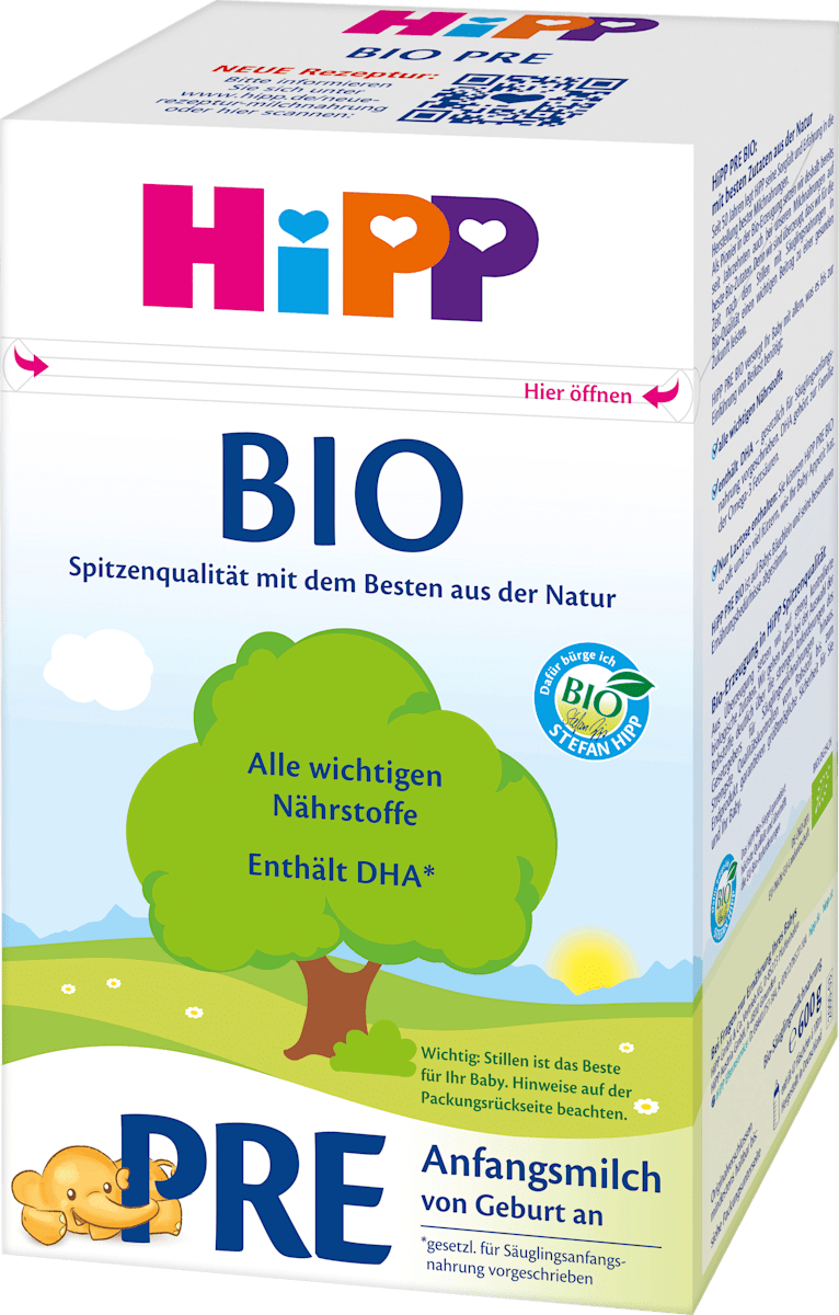 Hipp Anfangsmilch Pre Bio Von Geburt An 600 G Dauerhaft Gunstig Online Kaufen Dm De