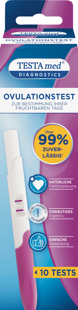 Testa Med Ovulationstest 10 St Dauerhaft Gunstig Online Kaufen Dm De