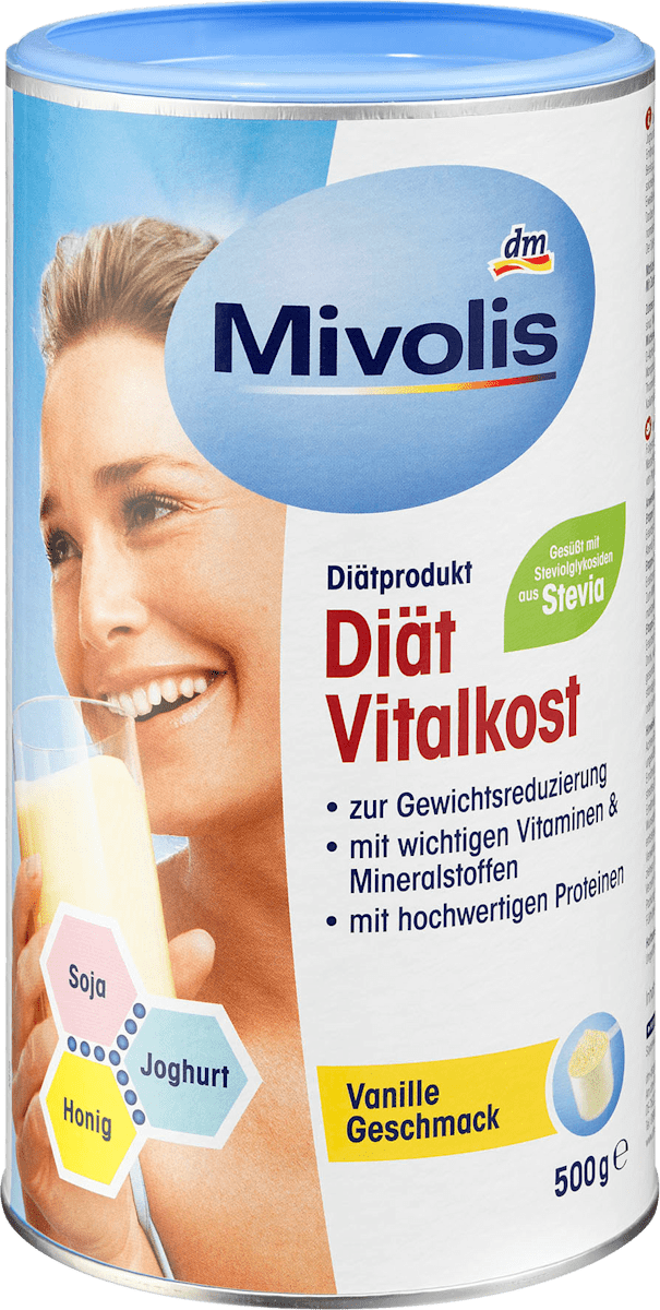 Mivolis Mahlzeitenersatz Diat Vitalkost Pulver Vanille Geschmack 500 G Dauerhaft Gunstig Online Kaufen Dm De