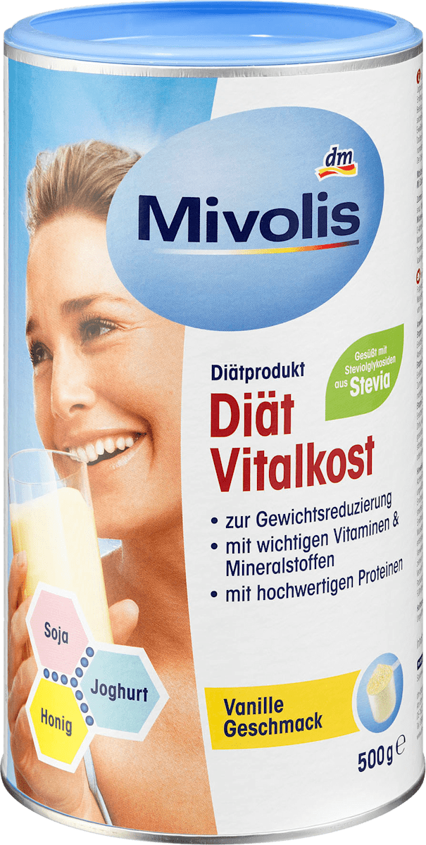 Mivolis Prasok Na Pripravu Dietneho Napoja Vitalkost Vanilka 500 G Nakupujte Vzdy Vyhodne Online Mojadm Sk