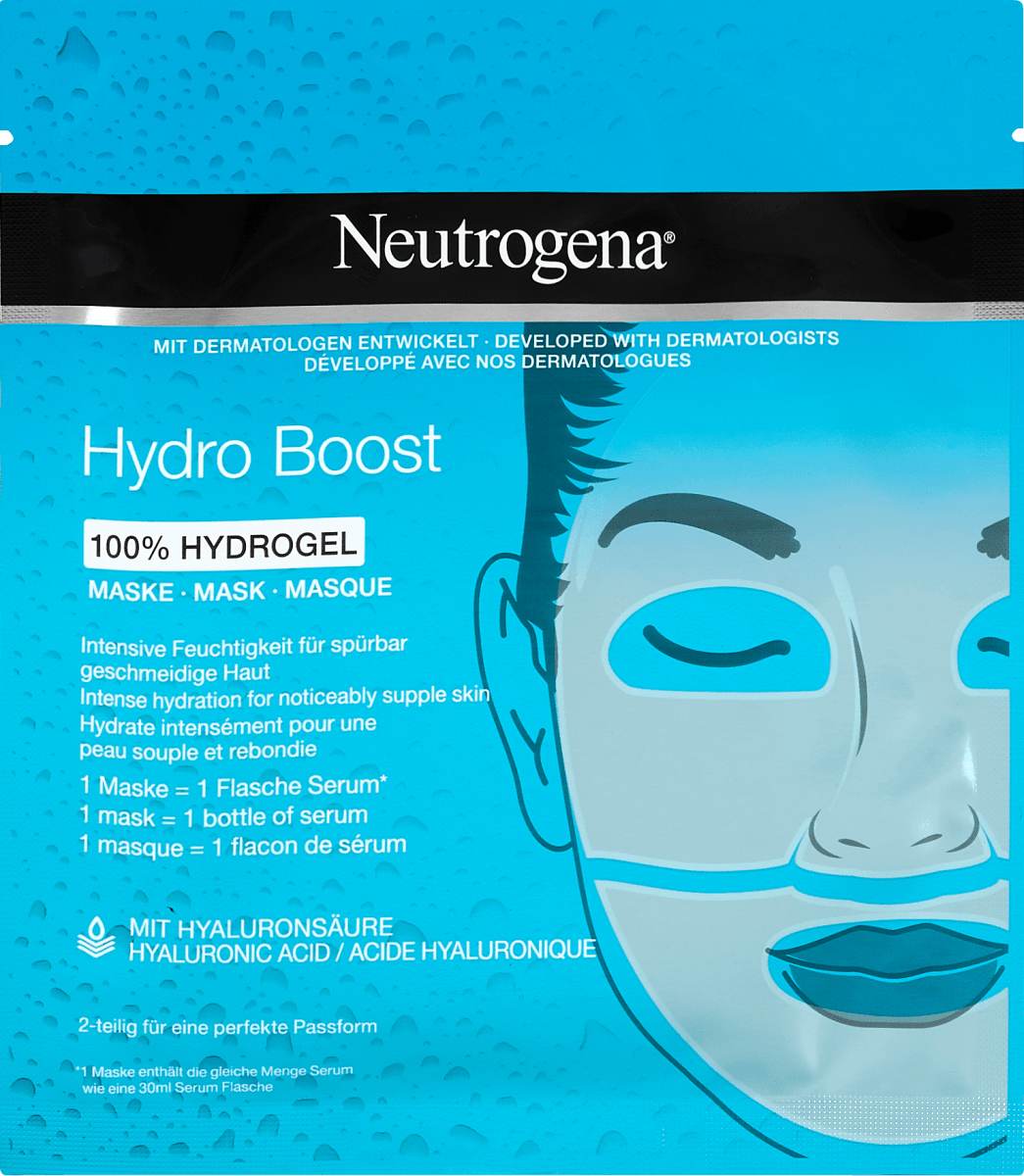 neutrogena hydro boost hydrogel maske fur intensive feuchtigkeit 30 ml dm at