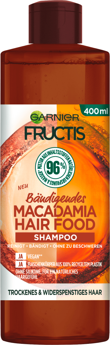 fructis shampoo hairfood macadamia 400 ml dauerhaft gunstig online kaufen dm de