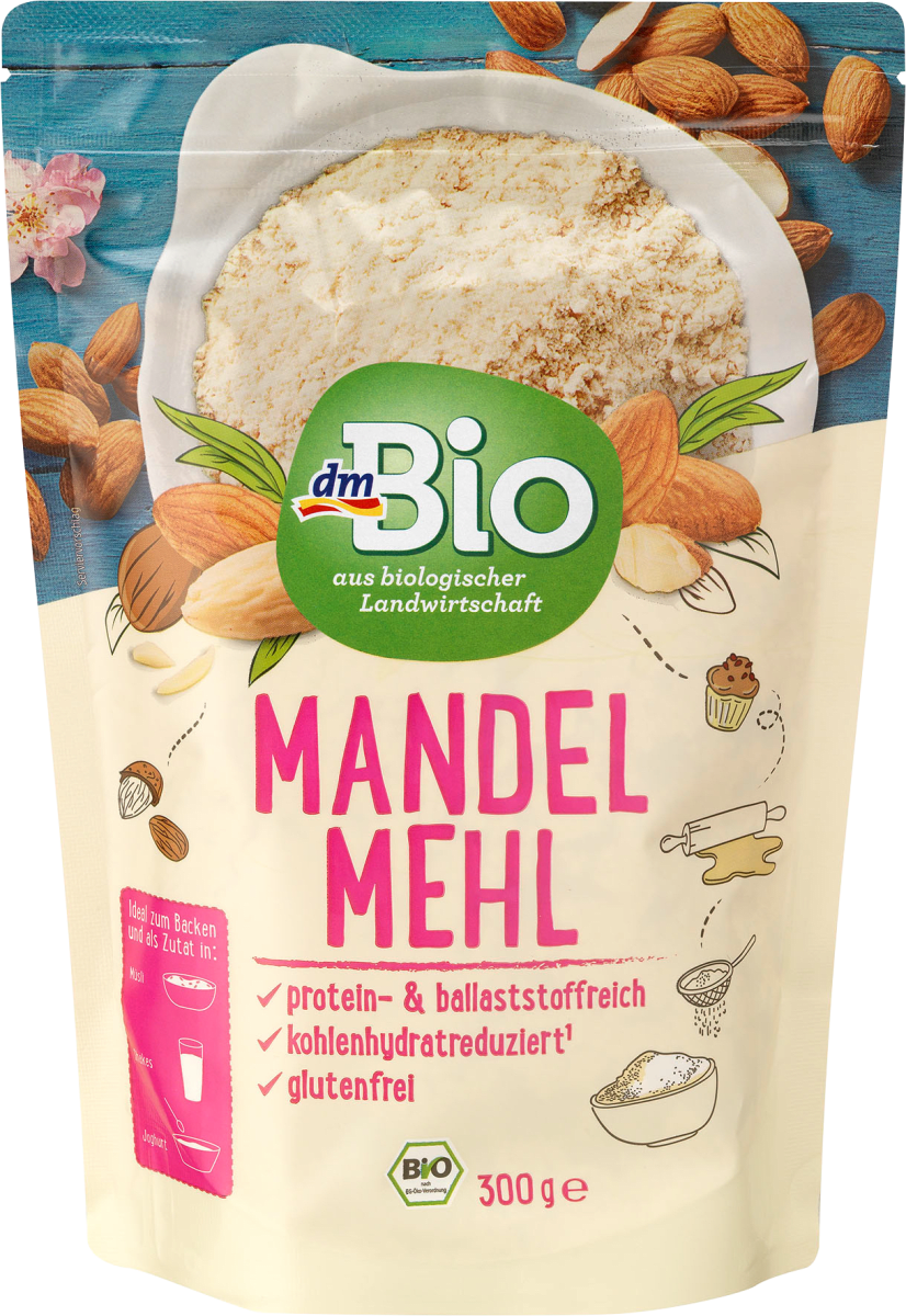 Dmbio Mehl Mandel Mehl 300 G Dauerhaft Gunstig Online Kaufen Dm De