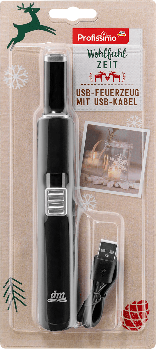 Profissimo USB-Stabfeuerzeug zum Aufladen, 1 St dauerhaft günstig