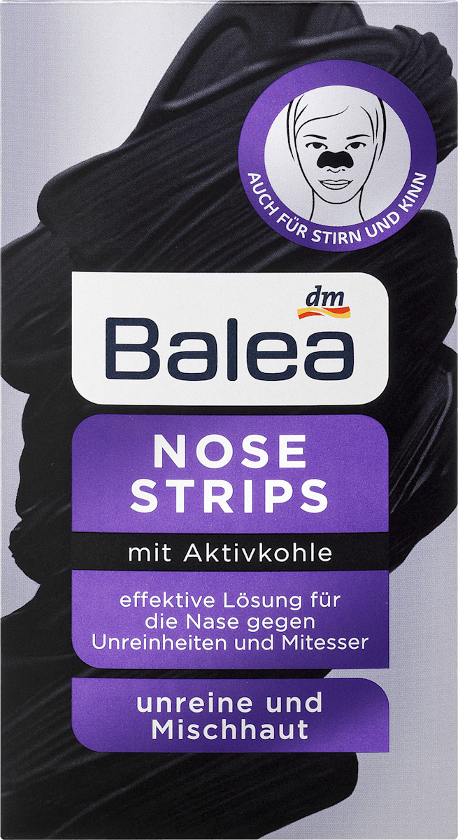 Balea Nosestrips Mit Aktivkohle 3 St Dauerhaft Gunstig Online Kaufen Dm De