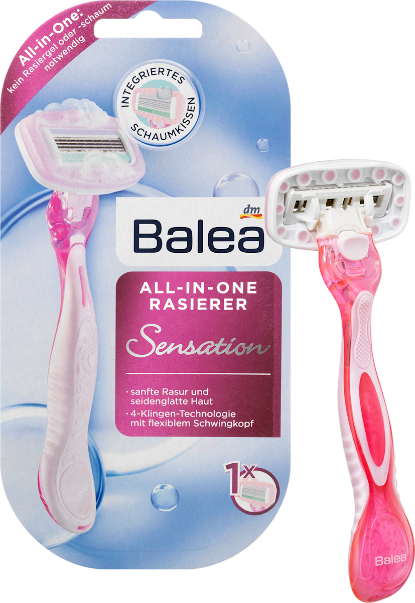 Balea Rasierer All In One Sensation 1 St Dauerhaft Gunstig Online Kaufen Dm De