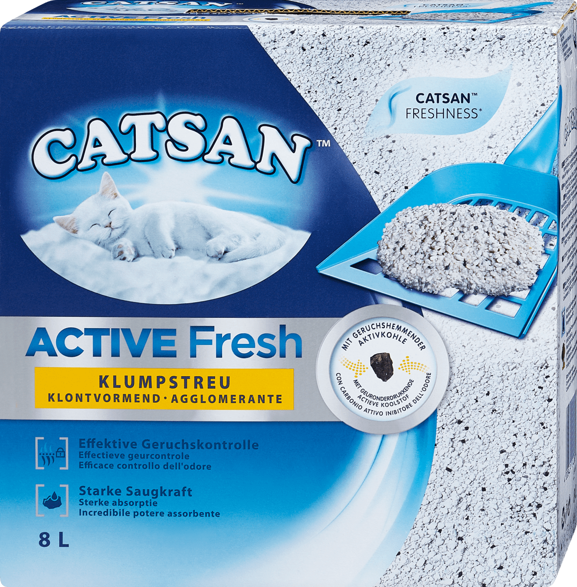 CATSAN Active Fresh Klumpstreu, 8 l dm.at