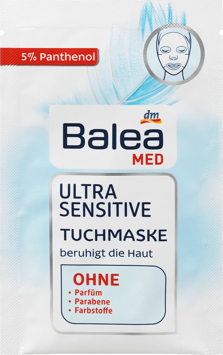 Balea Med Ultra Sensitive Tuchmaske 1 St Dauerhaft Gunstig Online Kaufen Dm De