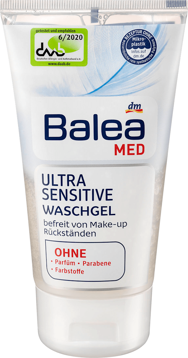 Balea Med Ultra Sensitive Waschgel 150 Ml Dauerhaft Gunstig Online Kaufen Dm De
