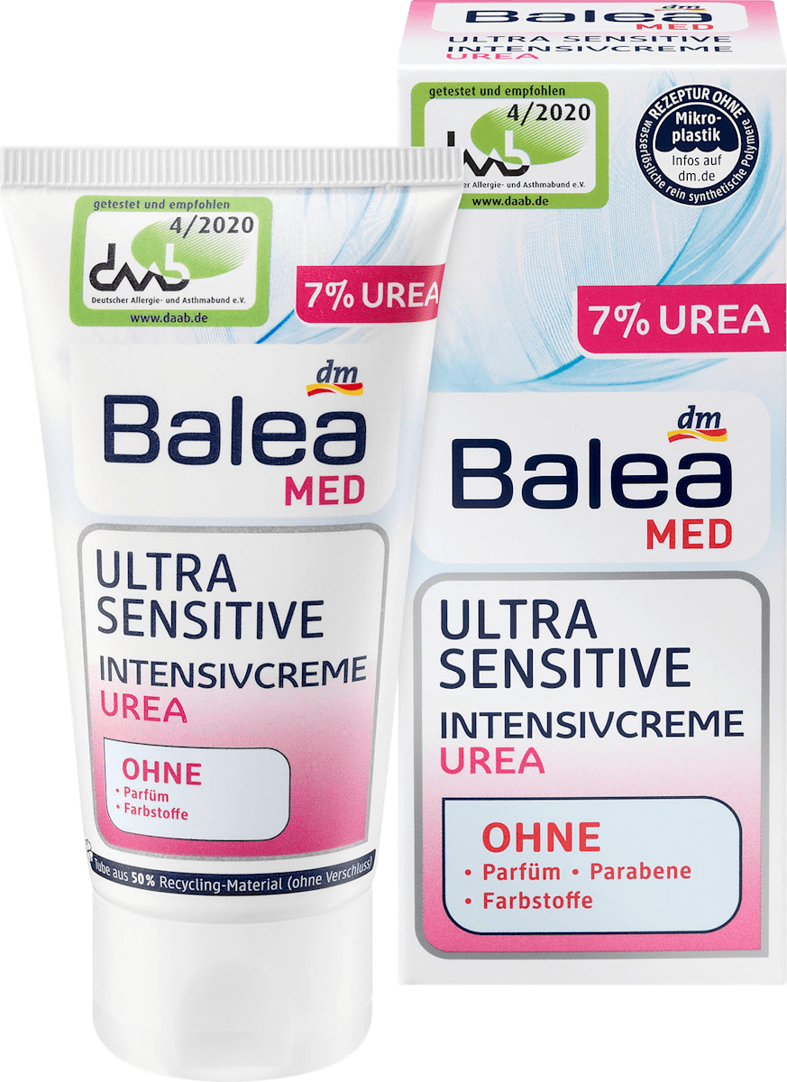 balea med ultra sensitive intensive cream urea