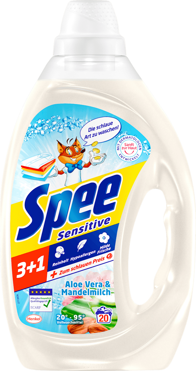 Spee Vollwaschmittel Sensitive Gel Wl Dauerhaft Gunstig Online Kaufen Dm De