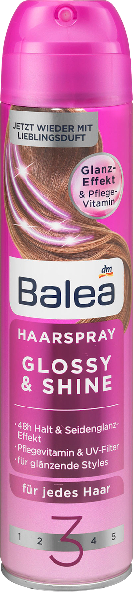 balea haarspray glossy shine 300 ml dauerhaft gunstig online kaufen dm de