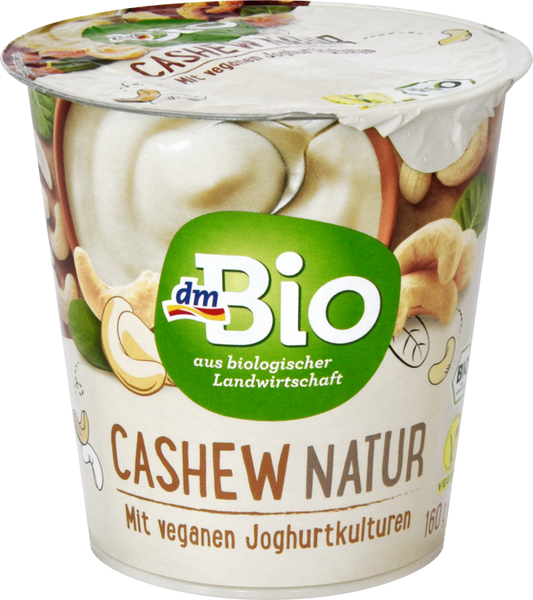Dmbio Cashew Natur Mit Veganen Joghurtkulturen 160 G Dm At