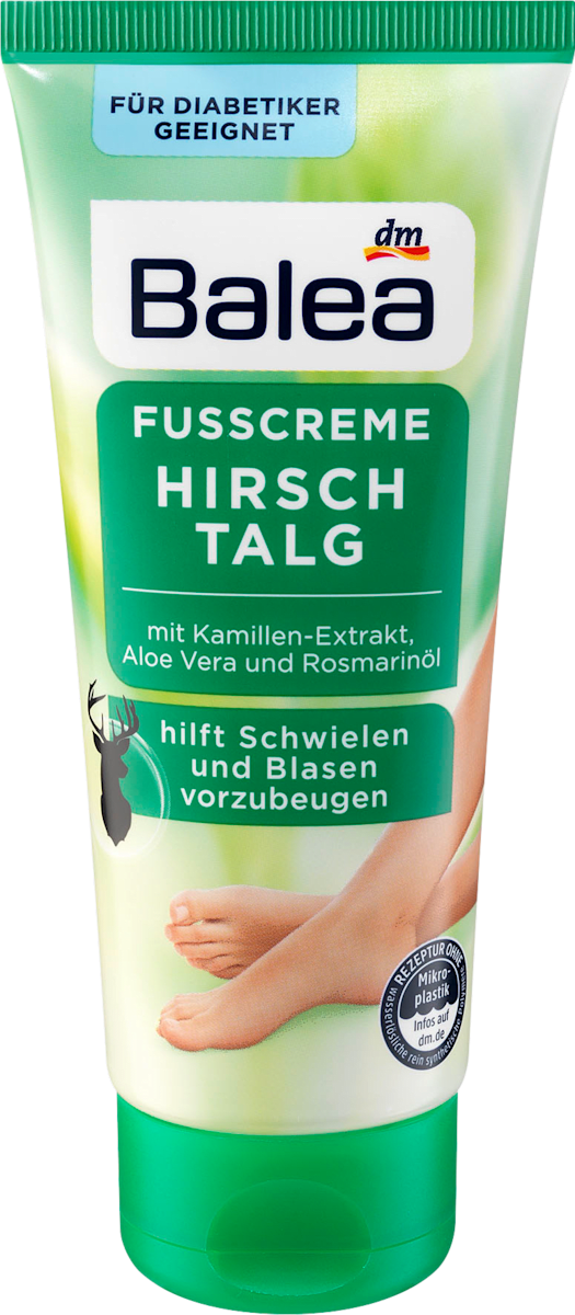 Balea Fuss Creme Hirschtalg 100 Ml Dauerhaft Gunstig Online Kaufen Dm De