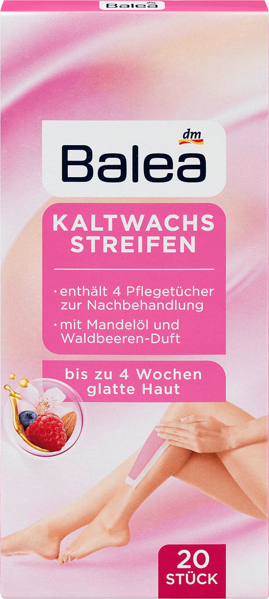Balea Kaltwachsstreifen Korper St Dauerhaft Gunstig Online Kaufen Dm De