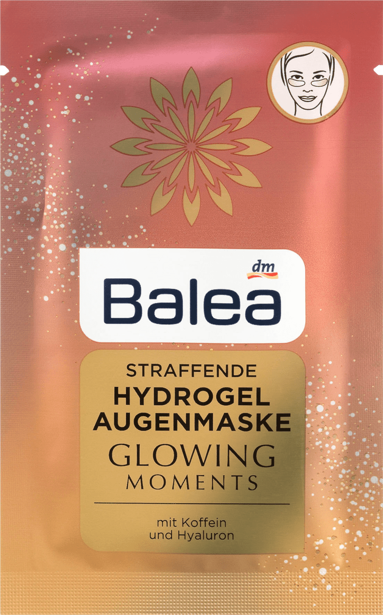 Balea Hydrogelmaske Glowing Moments Auge 1 St Dauerhaft Gunstig Online Kaufen Dm De