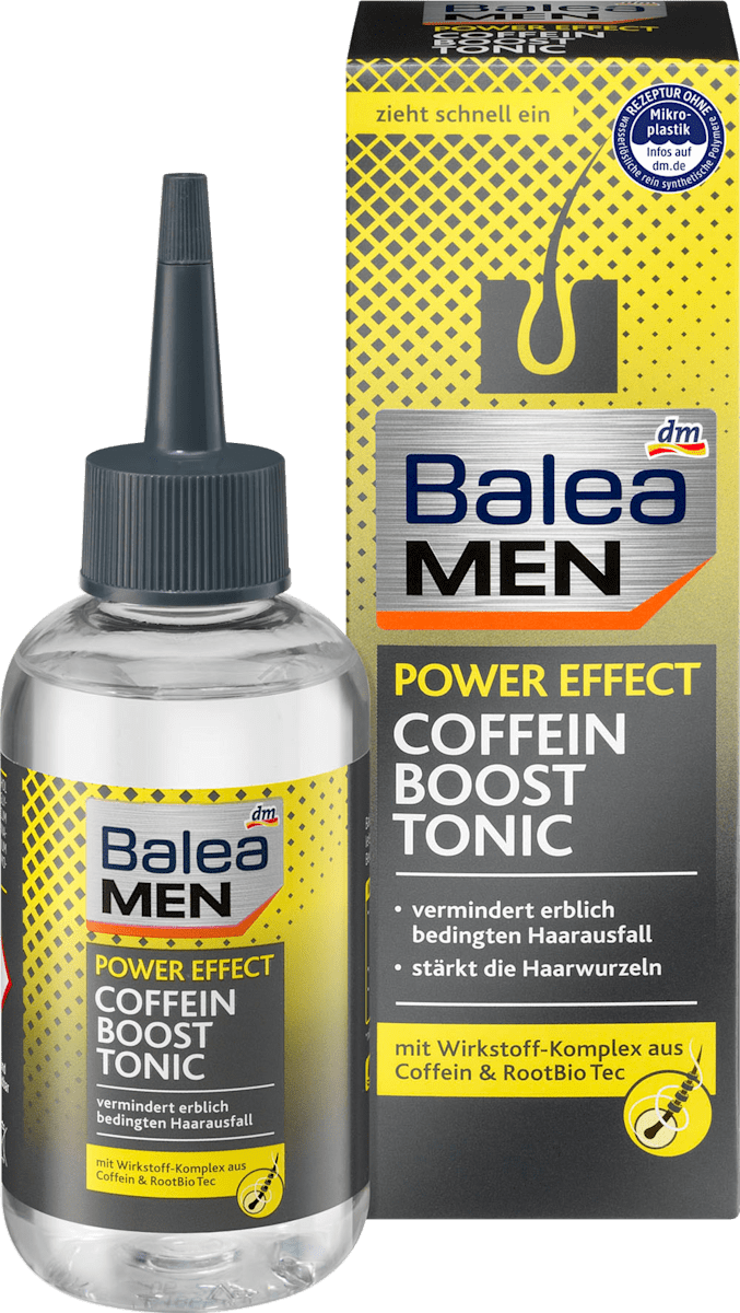 Balea Men Haarwasser Power Effect Coffein Boost Tonic 150 Ml Dauerhaft Gunstig Online Kaufen Dm De