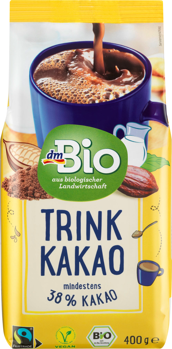 Dmbio Kakao Trink Schokolade 400 G Dauerhaft Gunstig Online Kaufen Dm De