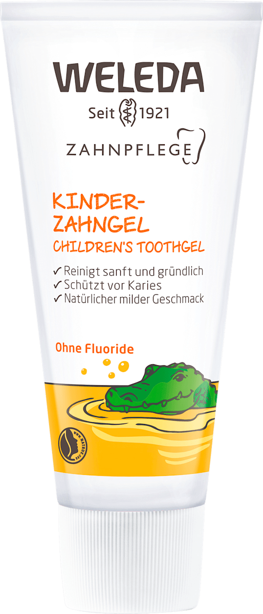 Zahnpasta Gel Kinder, fluoridfrei, 50 ml