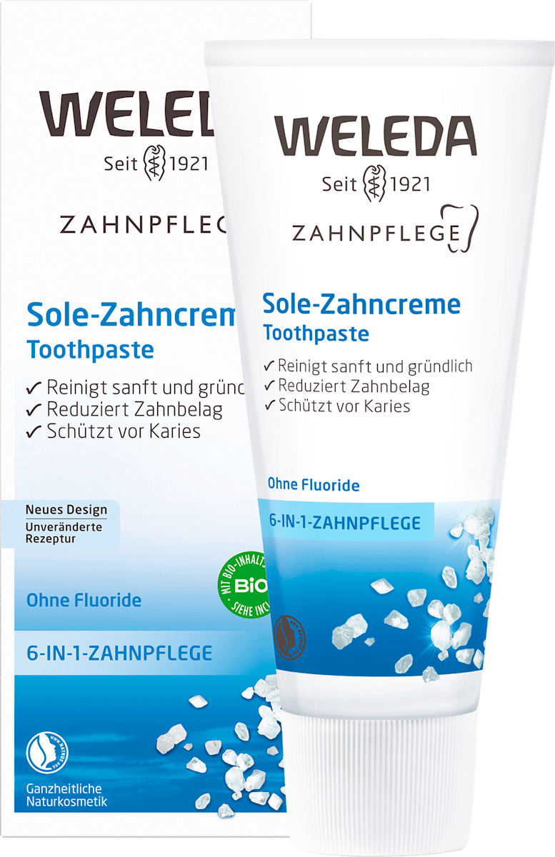 Zahnpasta Sole, fluoridfrei, 75 ml
