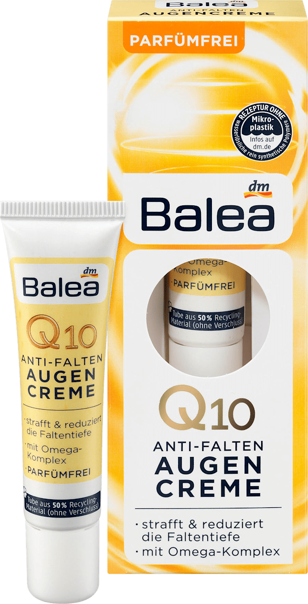 Balea Augencreme Q10 Anti Falten 15 Ml Dauerhaft Gunstig Online Kaufen Dm De