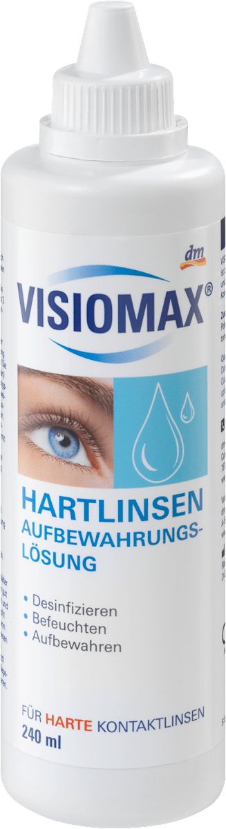 VISIOMAX Kontaktlinsen-Pflegemittel Hartlinsen-Aufbewahrungslösung, 240 ml dauerhaft günstig 