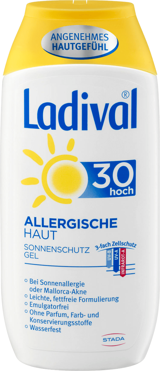 Ladival Sonnenmilch Gel Allergische Haut Lsf 30 200 Ml Dauerhaft Gunstig Online Kaufen Dm De