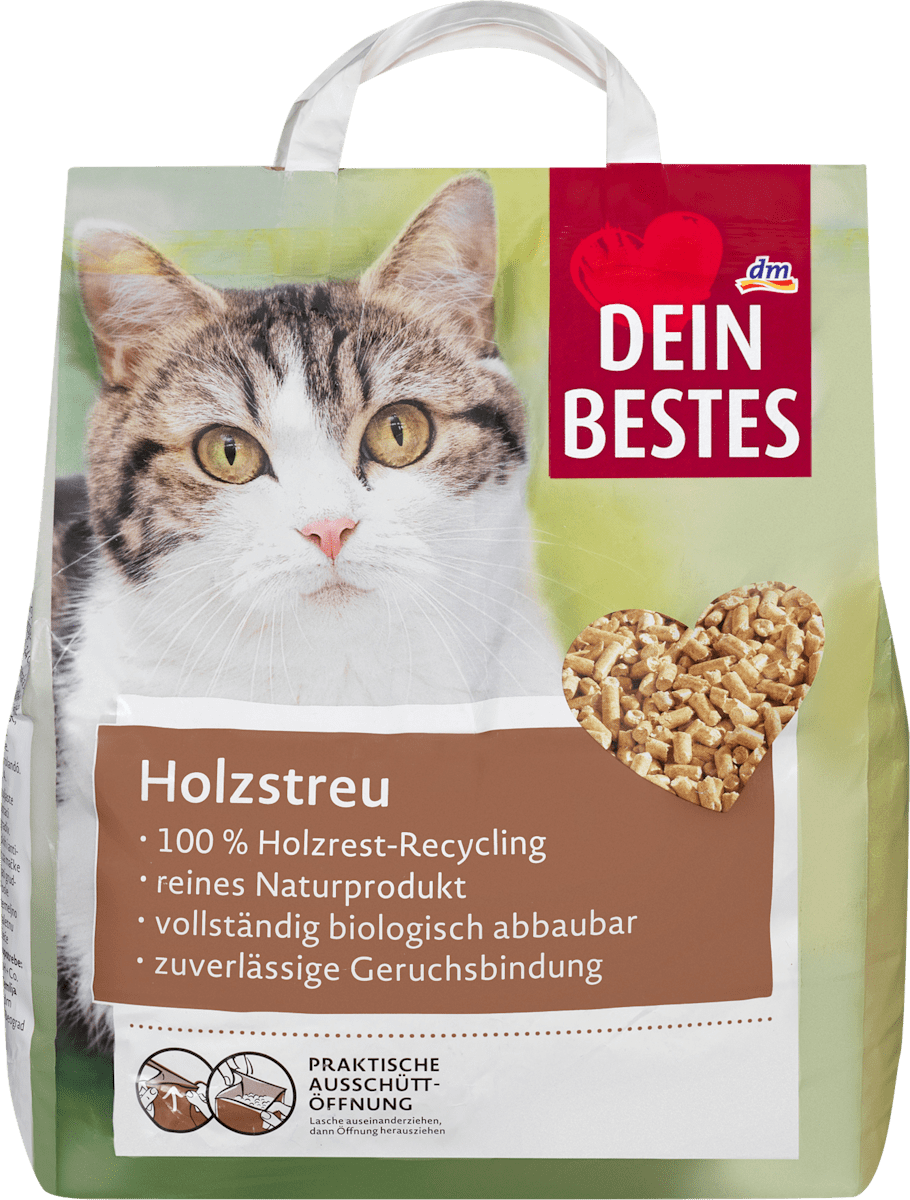 dein bestes katzenstreu holzstreu 10 l dauerhaft gunstig online kaufen dm de