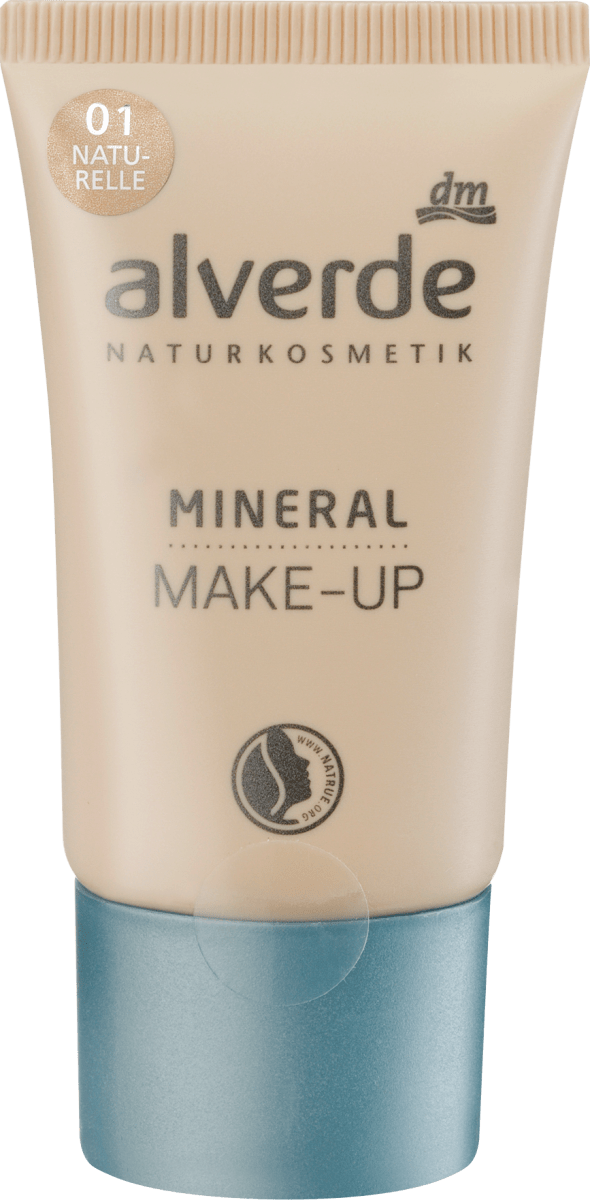 alverde NATURKOSMETIK Mineral Make-up naturelle 01, 30 ml dauerhaft ...