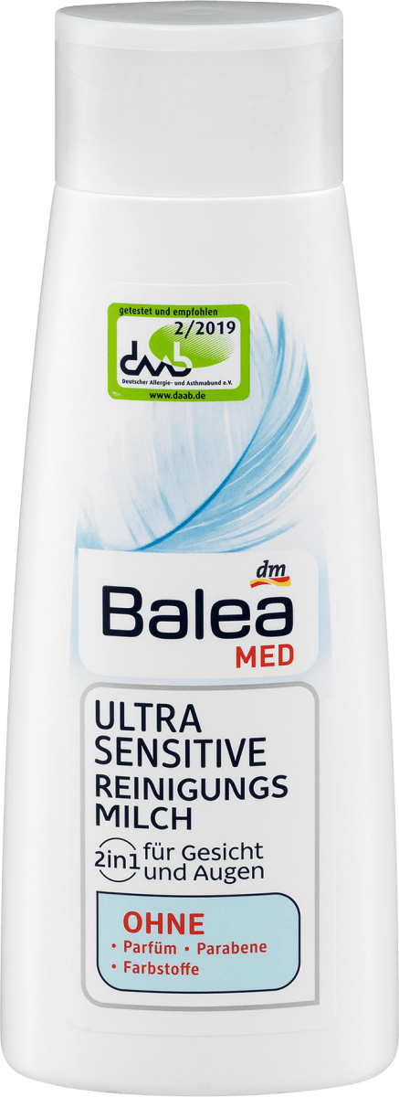 Balea MED Reinigungsmilch Ultra Sensitive 200 ml dauerhaft g nstig online kaufen  dm de