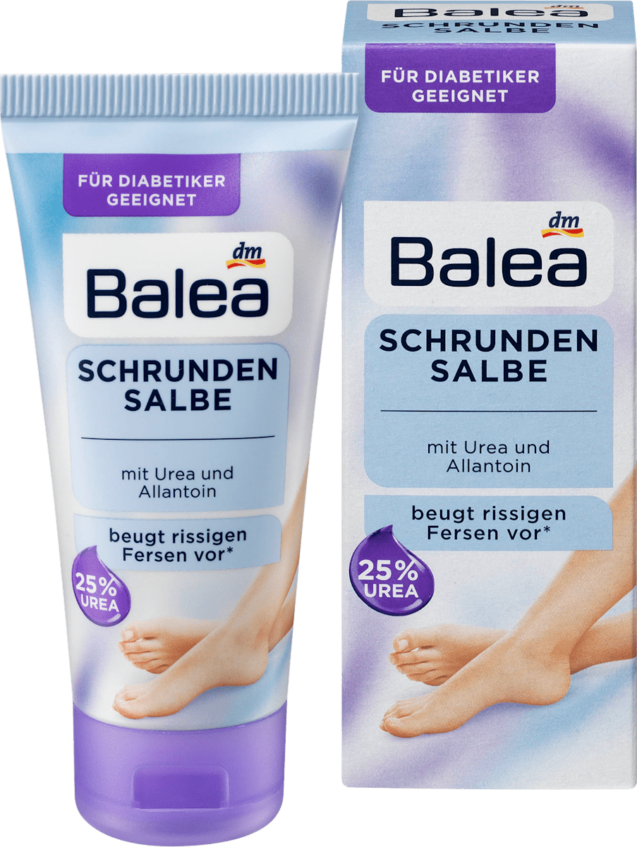 Balea FußCreme, Schrundensalbe mit 25 Urea, 50 ml dauerhaft günstig