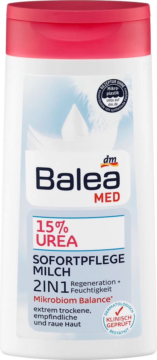 Balea 2in1 Bodylotion Sofortpflegemilch Urea, 250 ml dauerhaft günstig