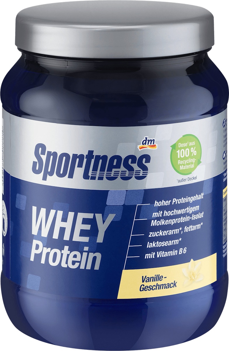 Sportness Whey Protein Pulver Vanille Geschmack 450 G Dauerhaft Gunstig Online Kaufen Dm De