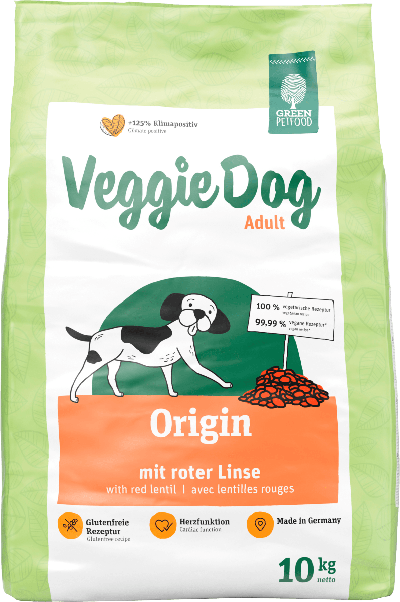 Green Petfood Veggiedog Origin Trockenfutter Fur Hunde Adult Mit Roter Linse 10 Kg Dauerhaft Gunstig Online Kaufen Dm De