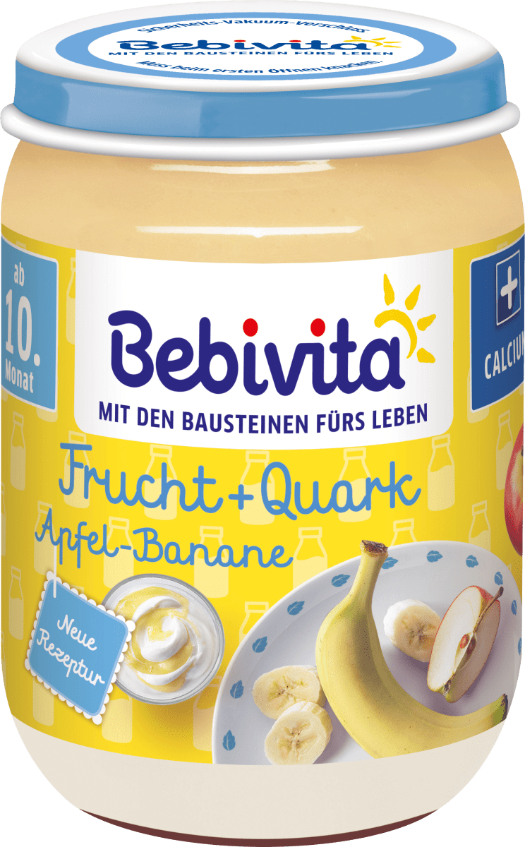 Bebivita Frucht&Joghurt ApfelBanane Quark, ab dem 10.Monat, 190 g dauerhaft günstig online